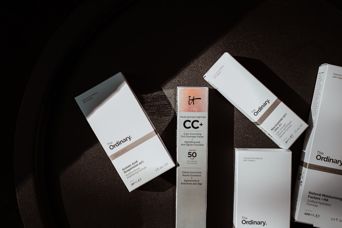 Premium skincare products and daily essentials